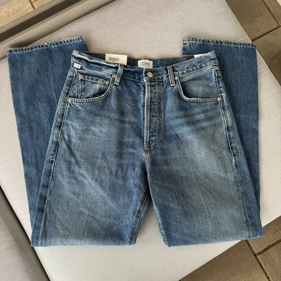 NWT Citizens of Humanity Baretta Straight-Leg Jeans Babylonia Blue 28 - Picture 5 of 13